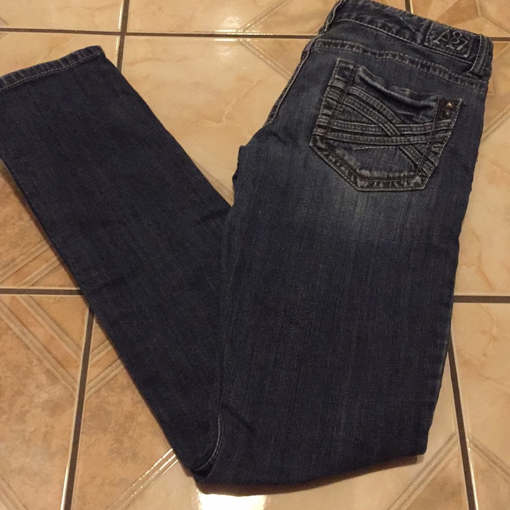 Studded Bayla Dark Skinny Jeans